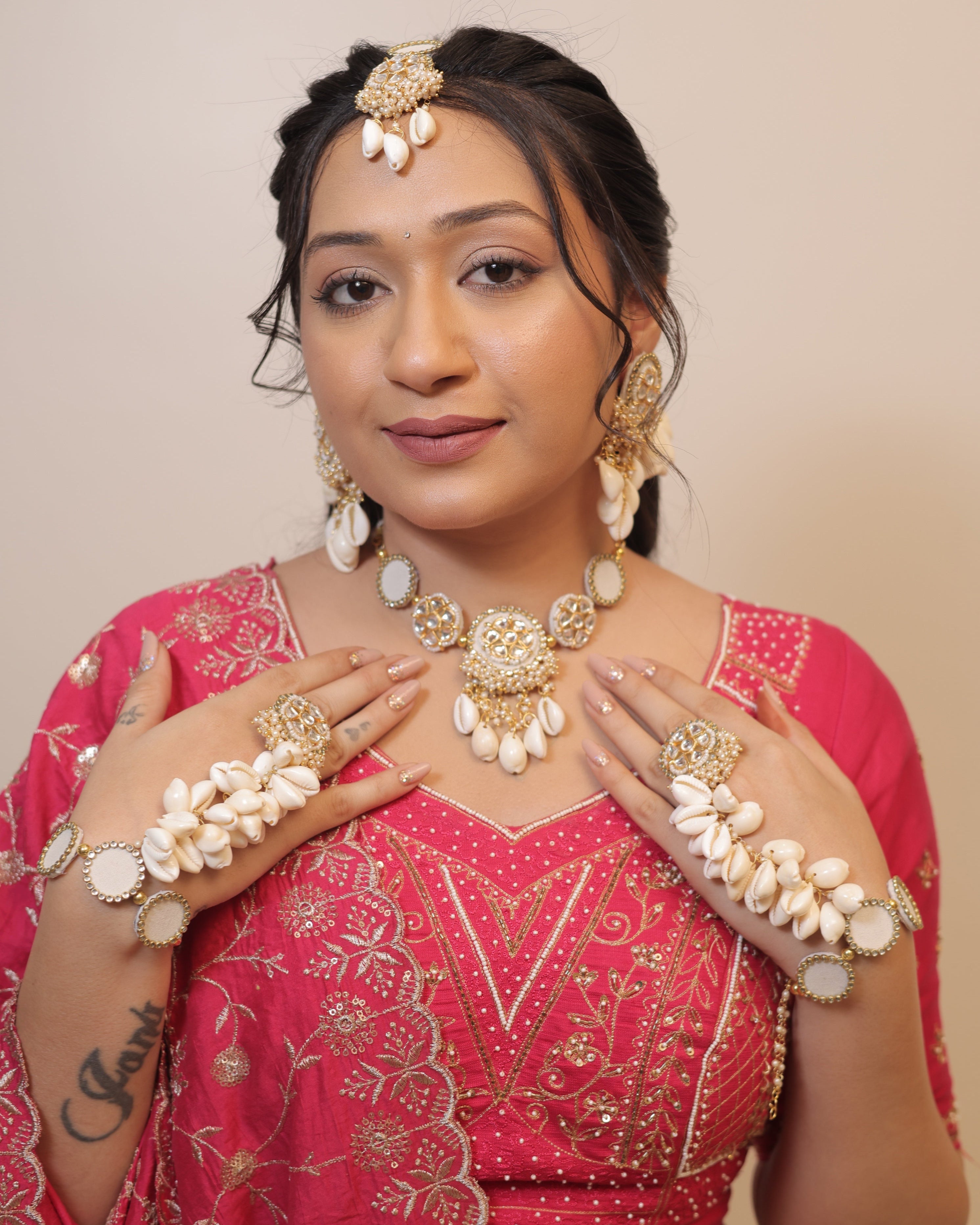 Rohini set (offwhite)