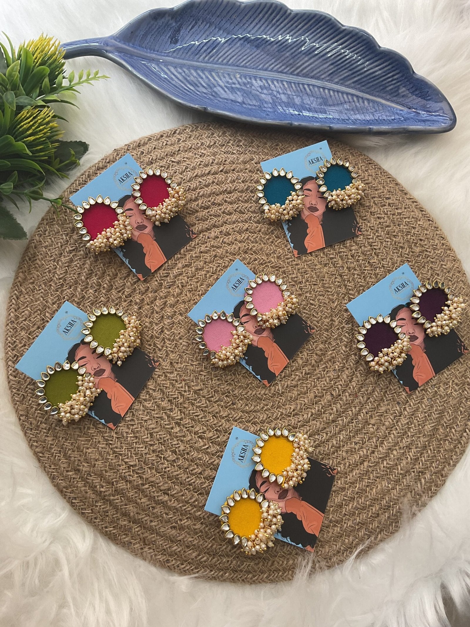 Aakriti Studs (6 Pair combos)