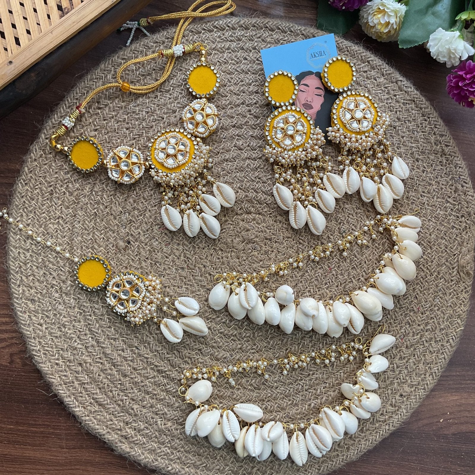 Rohini  Set (Yellow)